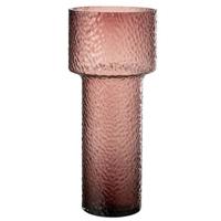 J-Line vaas Betty - glas - rose - large - 45 cm hoog