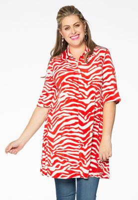 Yoek Tuniek wide bottom | Rood | Maat 54/56