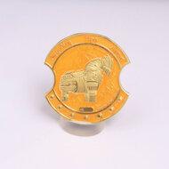 Troy Geocoin Satin Gold