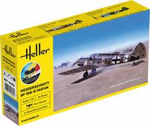 Heller 56231 STARTER KIT Messerschmitt Bf 108 B Taifun Bouwpakket Schaal 1:72