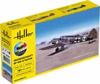 Heller 56231 STARTER KIT Messerschmitt Bf 108 B Taifun Bouwpakket Schaal 1:72