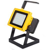 LED Bouwlamp op Accu met Statief - Velvin Akumo - 100 Watt - SMD LED - Werklamp op Accu - Helder/Koud Wit 6500K - Waterdicht IP65 - Oplaadbaar - Kantelbaar - Draaibaar LED Bouwlamp op Accu met Statief - Velvin Akumo - 100 Watt - SMD LED - Werklamp op Accu - Helder/Koud Wit 6500K - Waterdicht IP65 - Oplaadbaar - Kantelbaar - Draaibaar