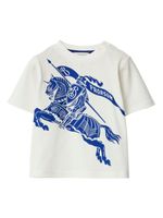 Burberry Kids t-shirt en coton à logo EKD - Tons neutres - thumbnail