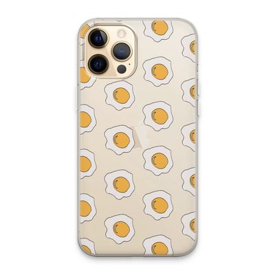 Bacon to my eggs #1: iPhone 13 Pro Max Transparant Hoesje