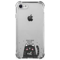 iPhone SE 2022/2020 | iPhone 8/7 Stevig | Bumper Hoesje | Cat Good Day