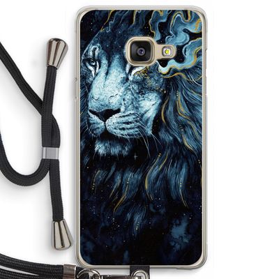 Darkness Lion: Samsung Galaxy A3 (2016) Transparant Hoesje met koord