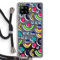 8-bit N°6: Samsung Galaxy A42 5G Transparant Hoesje met koord