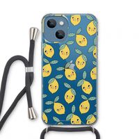 Citroenen: iPhone 13 mini Transparant Hoesje met koord