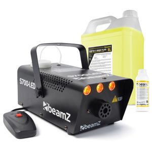 BeamZ S700-LED "Flame" rookmachine met reinigings- en rookvloeistof -
