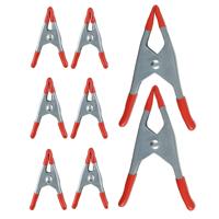 FX Tools Zeilklemmen - 8x stuks - in 2 maten - lijmklemmen - marktklemmen - metaal
