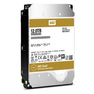 Western Digital Gold interne harde schijf 12 TB 7200 RPM 256 MB 3.5" SATA III