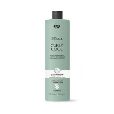 Lisap Top Care Curly Care Curly Cool Elasticizing Shampoo 1000ml | Voor Krullend Haar