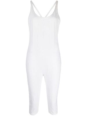 CHANEL Pre-Owned body à logo en jacquard 1997 CC - Blanc