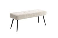 Bank BOUTIQUE 100cm beige koord - 45729