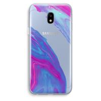 Zweverige regenboog: Samsung Galaxy J3 (2017) Transparant Hoesje
