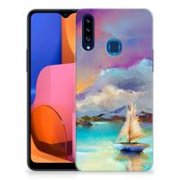 Smartphone hoesje Samsung Galaxy A20s Boat