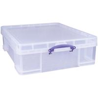 Really Useful Box 70 liter, transparant, per stuk verpakt in karton