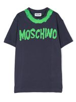 Moschino Kids t-shirt à logo imprimé - Bleu - thumbnail