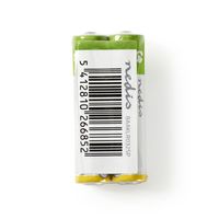 Nedis Alkaline-Batterij AAA | 1.5 V DC | 2 stuks | 1 stuks - BAAKLR032SP BAAKLR032SP - thumbnail
