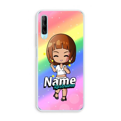 Chibi Maker vrouw: Huawei P Smart Pro Transparant Hoesje