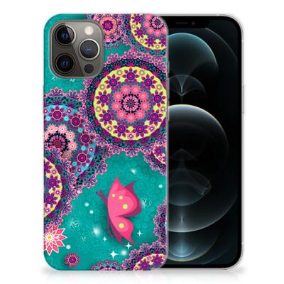 iPhone 12 Pro Max | Hoesje maken | Cirkels en Vlinders