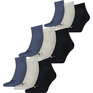 Puma Quarter Sokken Plain 9-pack Navy / Grey / Nightshadow Blue-43/46