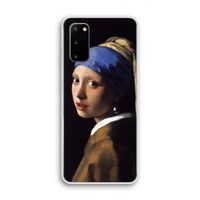The Pearl Earring: Samsung Galaxy S20 Transparant Hoesje