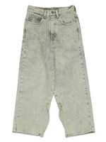 MM6 Maison Margiela Kids jean ample à effet délavé - Vert