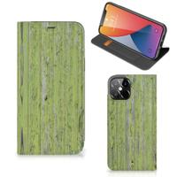 iPhone 12 Pro Max Book | Wallet Case | Green Wood