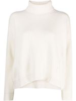 Peserico pull en laine vierge à col roulé - Blanc