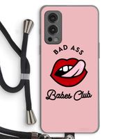 Badass Babes Club: OnePlus Nord 2 5G Transparant Hoesje met koord