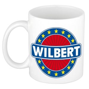 Wilbert naam koffie mok / beker 300 ml   -
