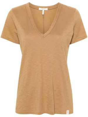 rag & bone t-shirt à col v - Marron
