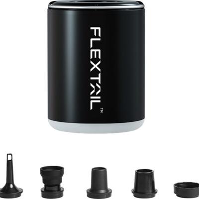 Flextail Gear luchtbed pomp Tiny Pump X2 - Oplaadbare luchtbedpomp - 400LM lantaarn - 3-in-1 - Zwart