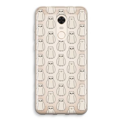 Uilen: Xiaomi Redmi 5 Transparant Hoesje