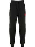 BOSS pantalon de jogging à patch logo - Noir