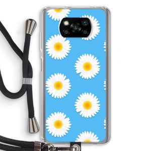 Margrietjes: Xiaomi Poco X3 NFC Transparant Hoesje met koord