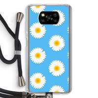Margrietjes: Xiaomi Poco X3 NFC Transparant Hoesje met koord