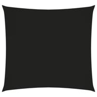 Zonnescherm vierkant 5x5 m oxford stof zwart - thumbnail