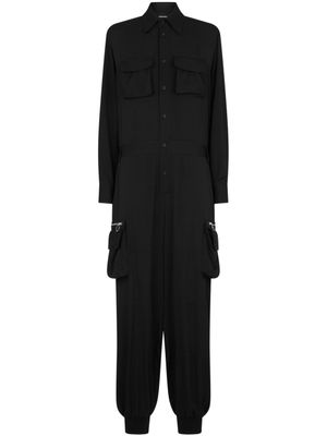 DSQUARED2 combinaison ample à poches cargo - Noir