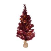 Kerstboom LED - rood - 90 cm