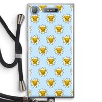 Leeuwenkoppen: Sony Xperia XZ1 Transparant Hoesje met koord