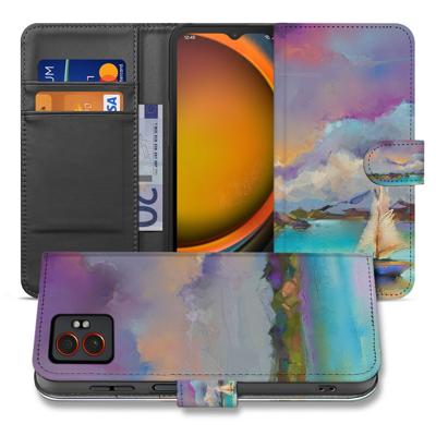 Book Case Samsung Galaxy Xcover 7 Pro | Boot Motief Kunstleer | Portemonnee hoesje