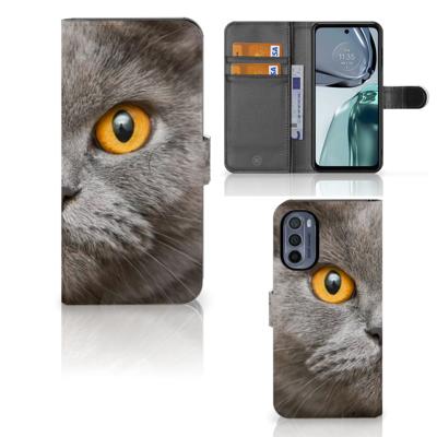 Telefoonhoesje | Met pasjeshouder | Motorola Moto G62 5G Britse Korthaar