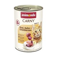ANIMONDA Carny Adult Beef, chicken and duck hearts - nat kattenvoer - 400g