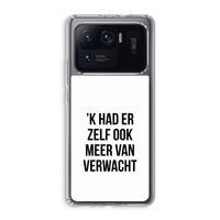 Meer verwacht: Xiaomi Mi 11 Ultra Transparant Hoesje
