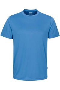 HAKRO 287 Regular Fit T-Shirt ronde hals malibu blauw, Effen