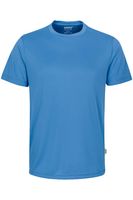 HAKRO 287 Regular Fit T-Shirt ronde hals malibu blauw, Effen - thumbnail
