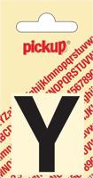 Plakletter Helvetica 40 mm Sticker zwarte letter y Pickup - Pickup