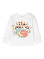 Stella McCartney Kids sweat à imprimé graphique - Blanc - thumbnail